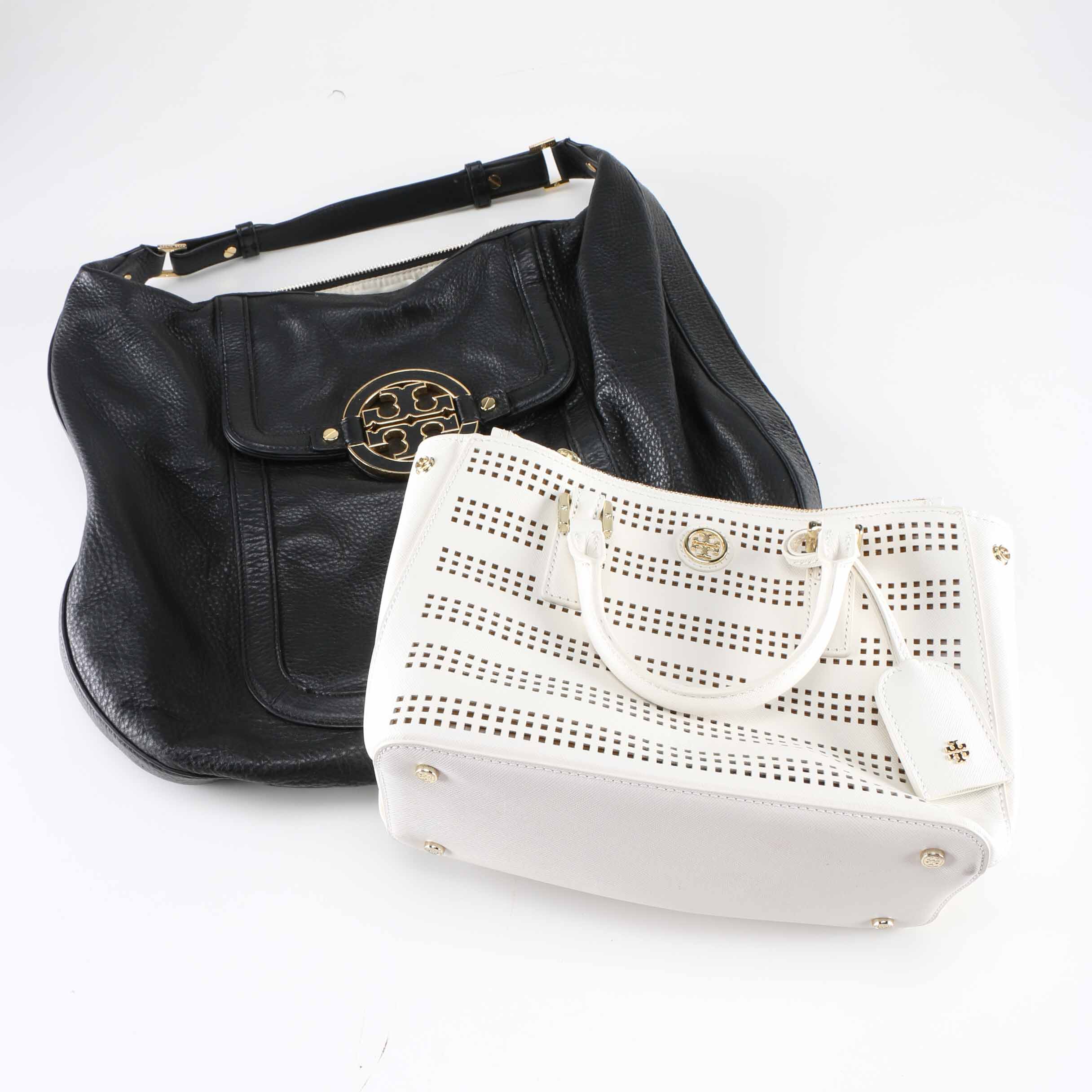 Pair of Tory Burch Leather Handbags