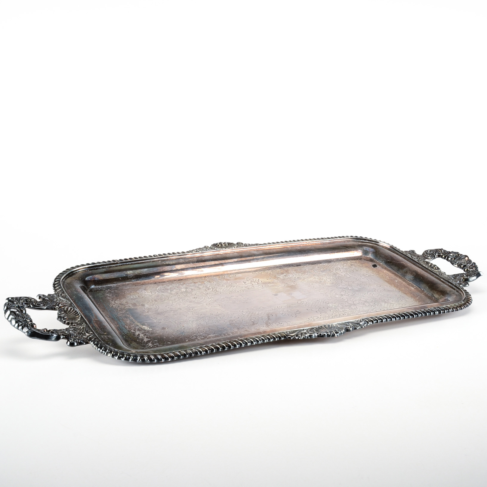 Vintage Dodge Inc Silver Plate Tray