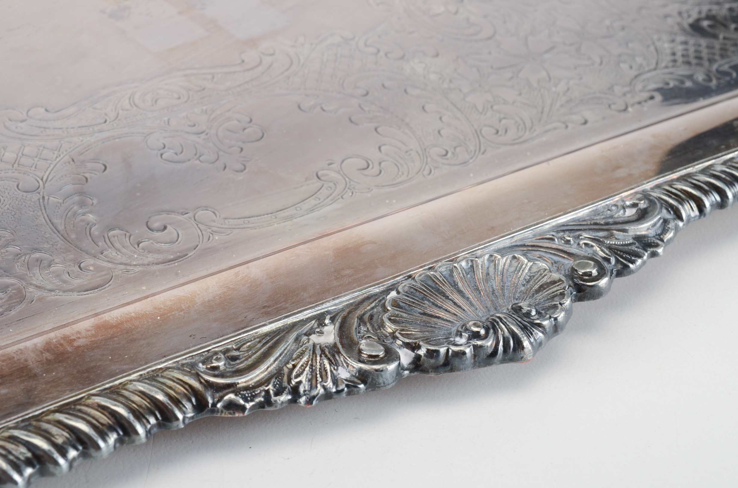 Vintage Dodge Inc Silver Plate Tray