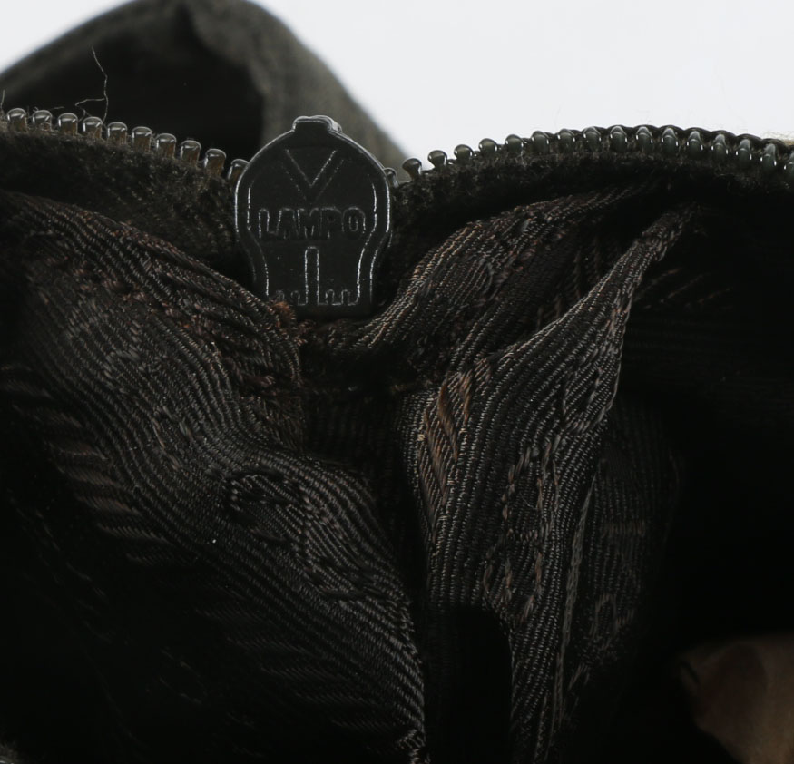 Prada Olive Green Wool Shoulder Bag