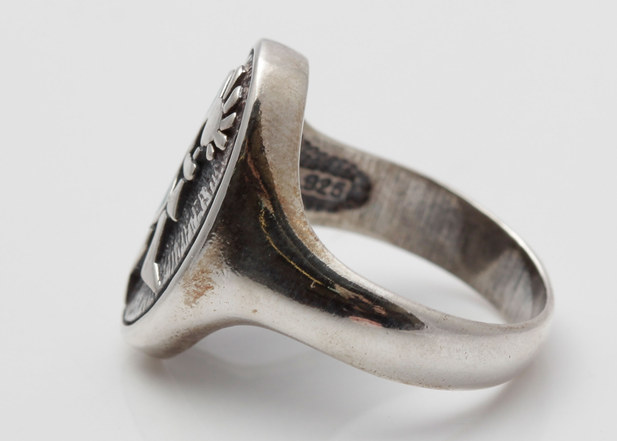 Sterling Silver Turquoise Kokopelli Ring