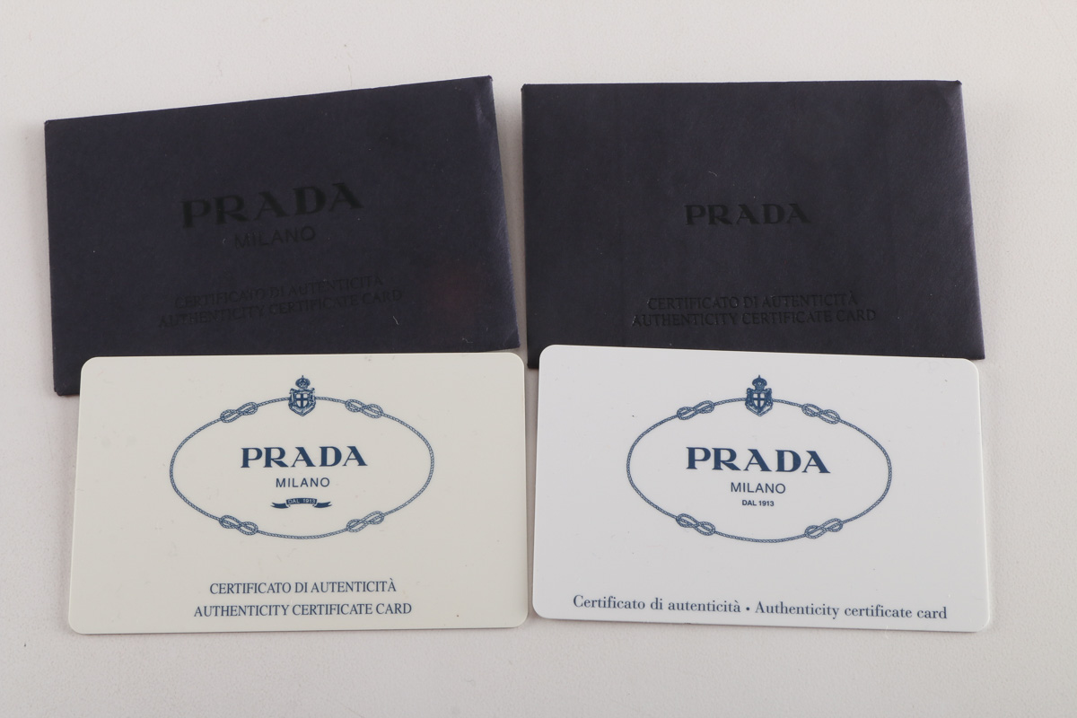 Prada Leather Checkbook Cover