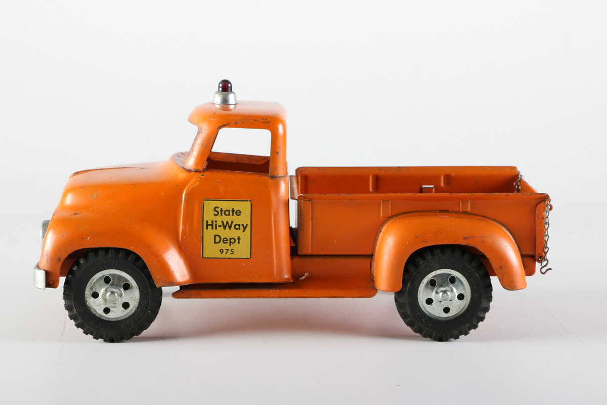Vintage 1950s Tonka "State Hi-Way Dept 975" Trucks