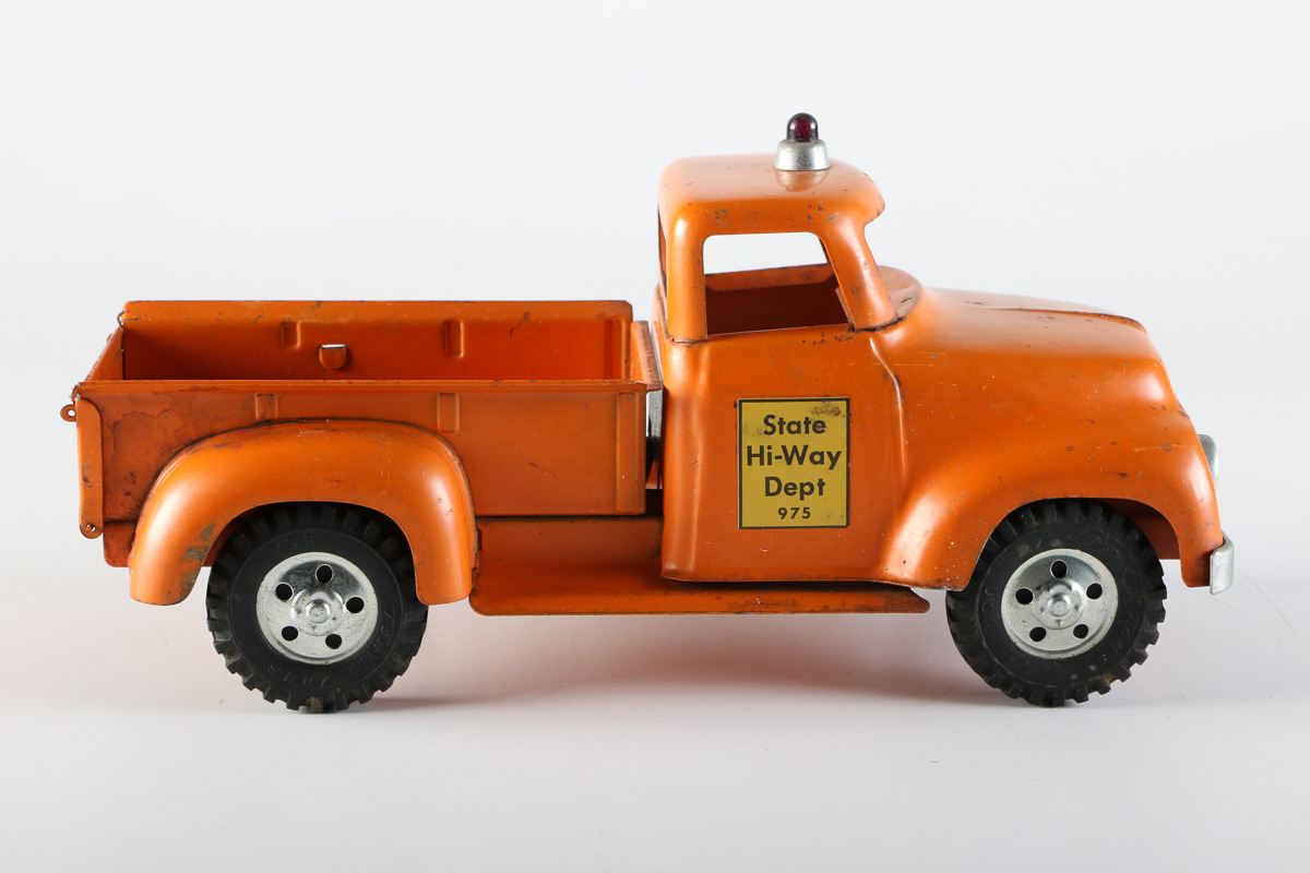 Vintage 1950s Tonka "State Hi-Way Dept 975" Trucks