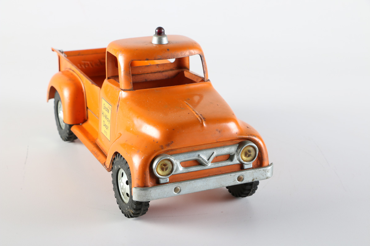 Vintage 1950s Tonka "State Hi-Way Dept 975" Trucks