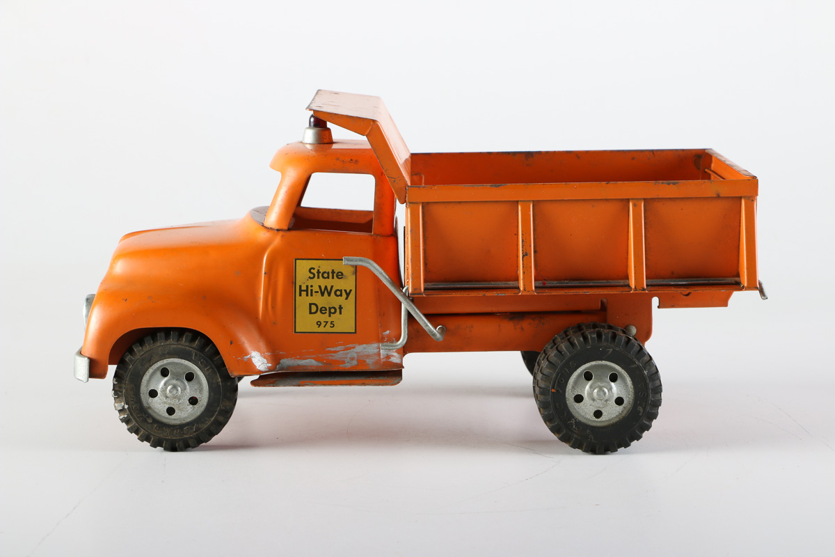 Vintage 1950s Tonka "State Hi-Way Dept 975" Trucks
