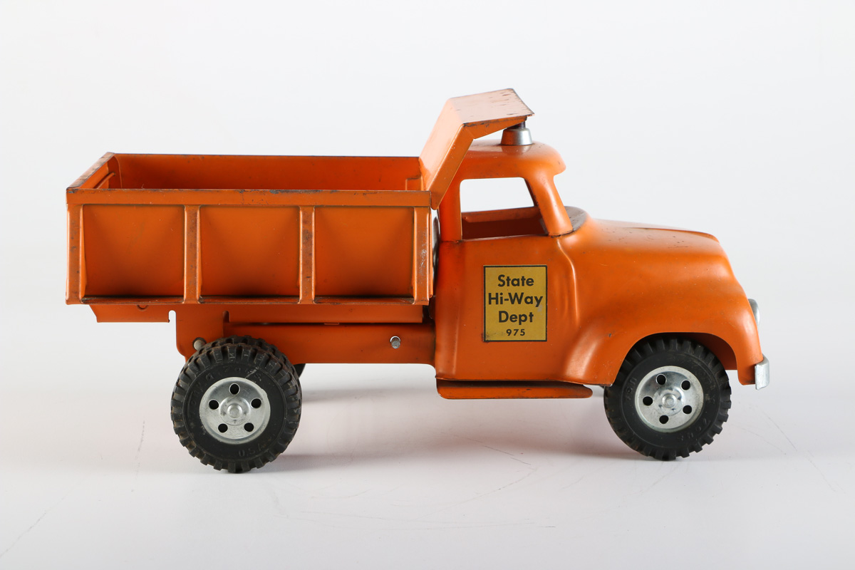 Vintage 1950s Tonka "State Hi-Way Dept 975" Trucks
