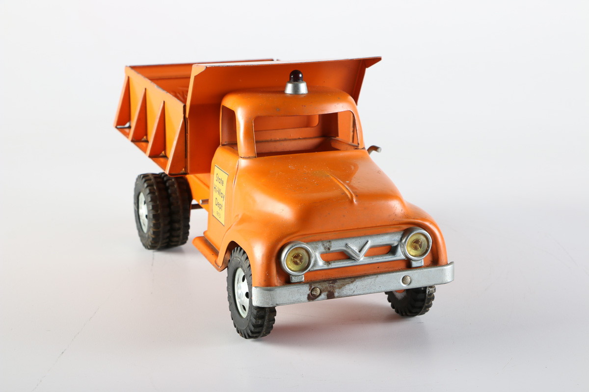 Vintage 1950s Tonka "State Hi-Way Dept 975" Trucks