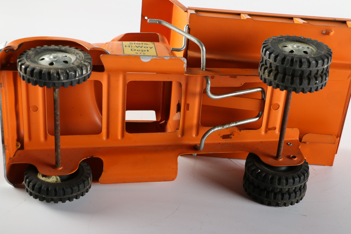 Vintage 1950s Tonka "State Hi-Way Dept 975" Trucks