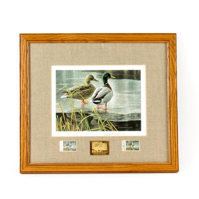 Robert Bateman Limited Edition Signed Duck Hunting Stamp