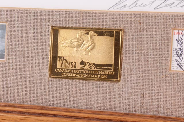 Robert Bateman Limited Edition Signed Duck Hunting Stamp