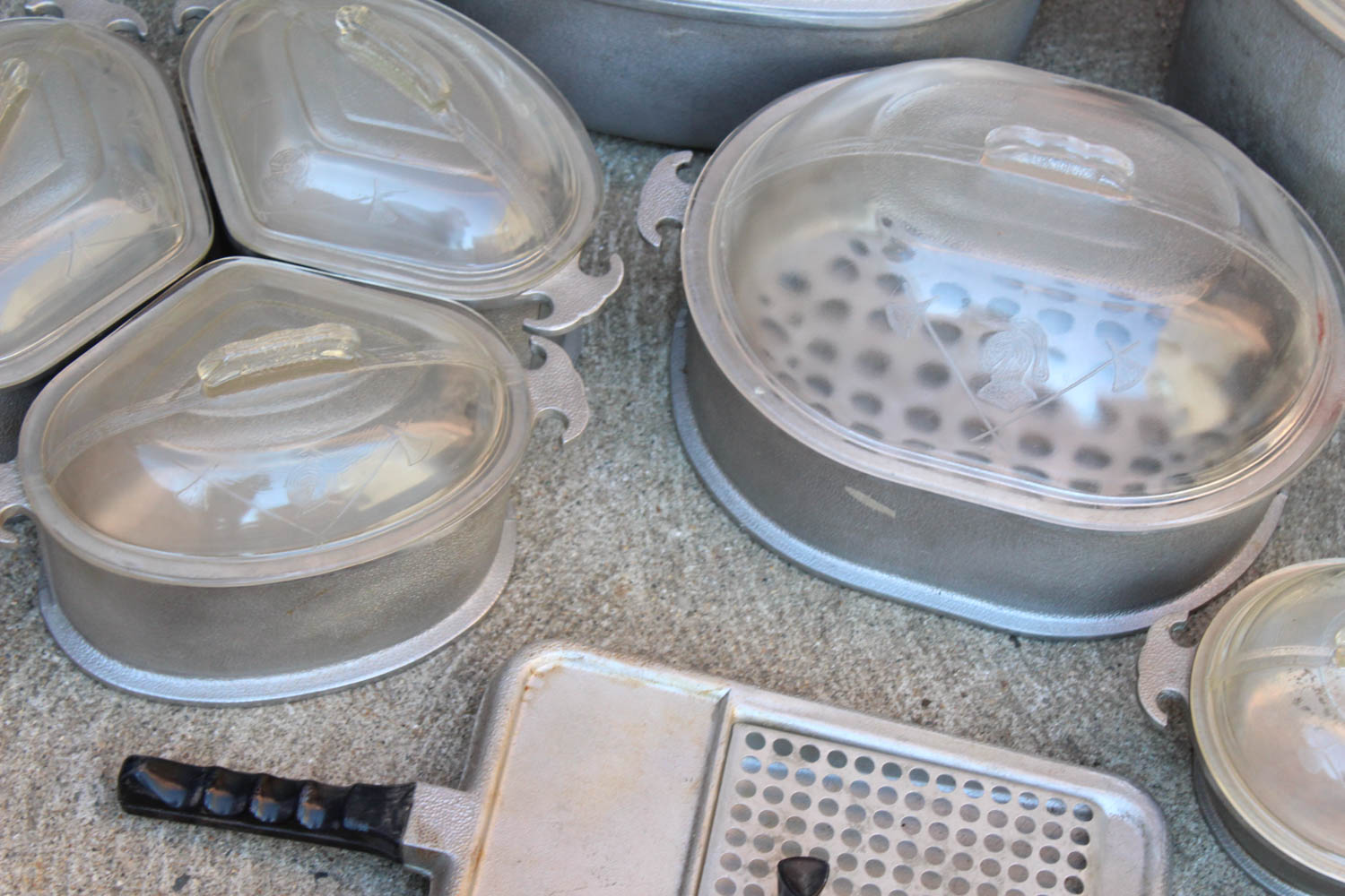 Set of Vintage Guardian Service Aluminum Cookware