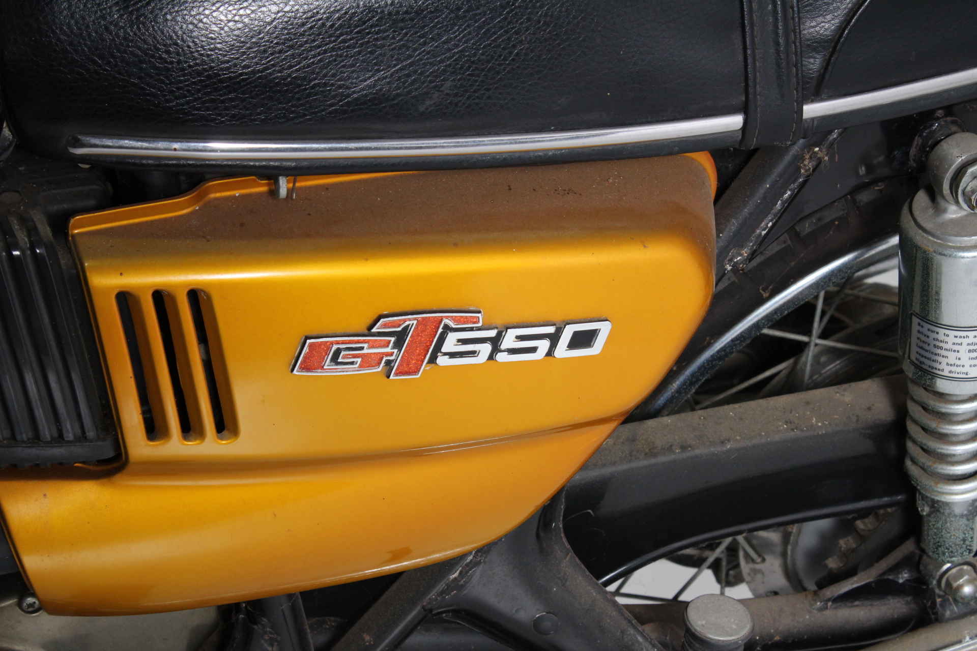 1972 Suzuki GT550 Motorcycle