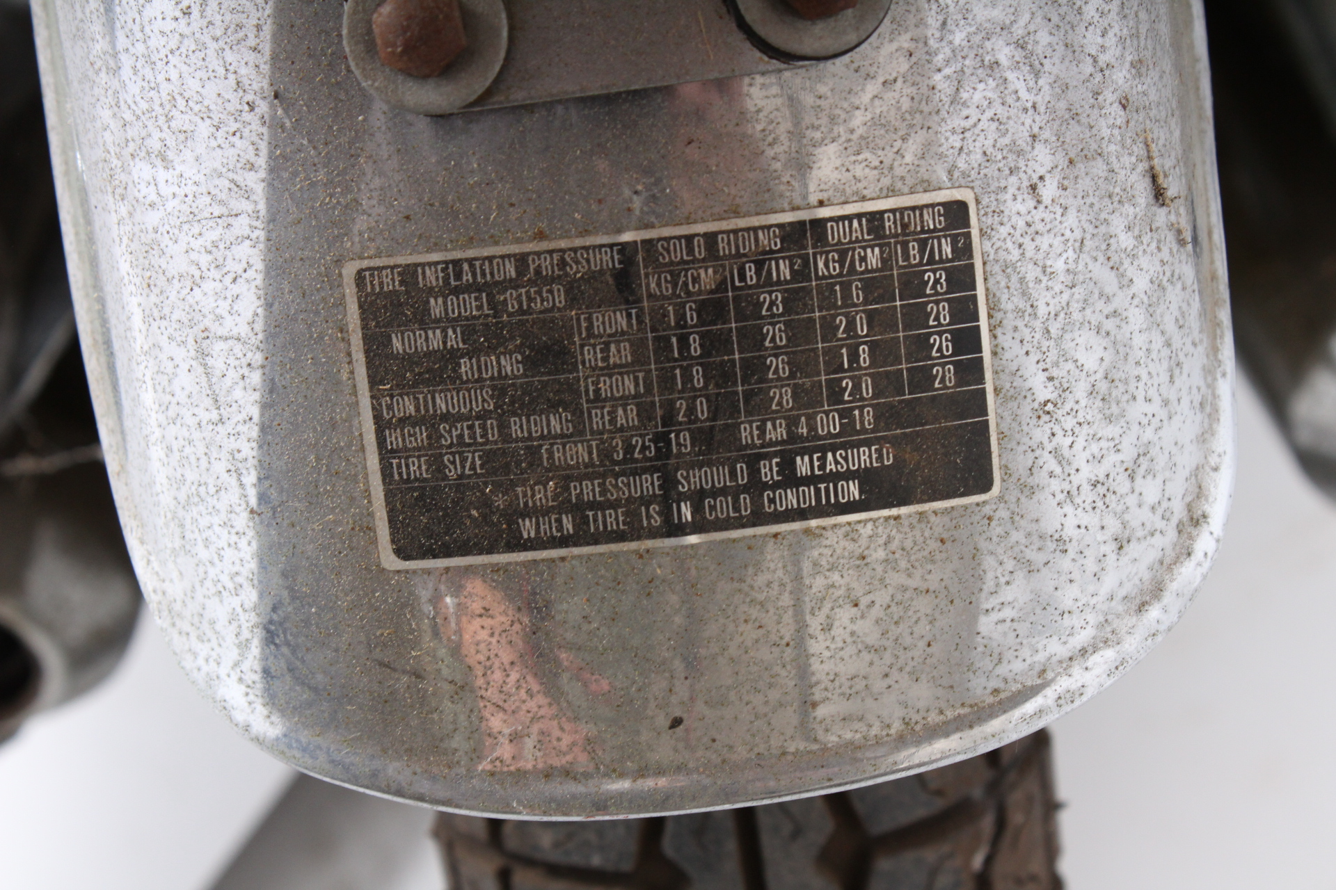 1972 Suzuki GT550 Motorcycle