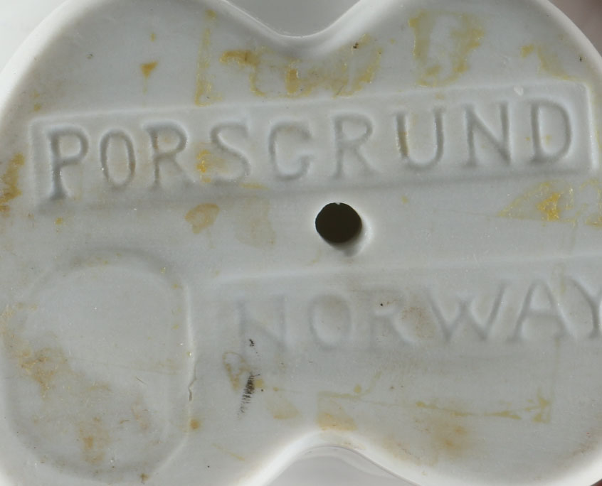 Vintage Porsgrund Norway Snow Children Figurines