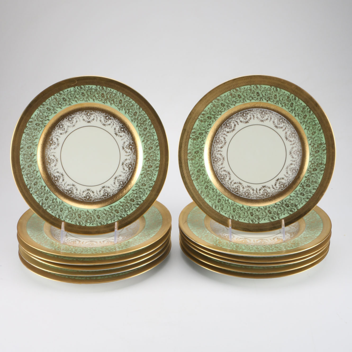Collection of Heinrich & Co. Porcelain "Edgerton" Plates