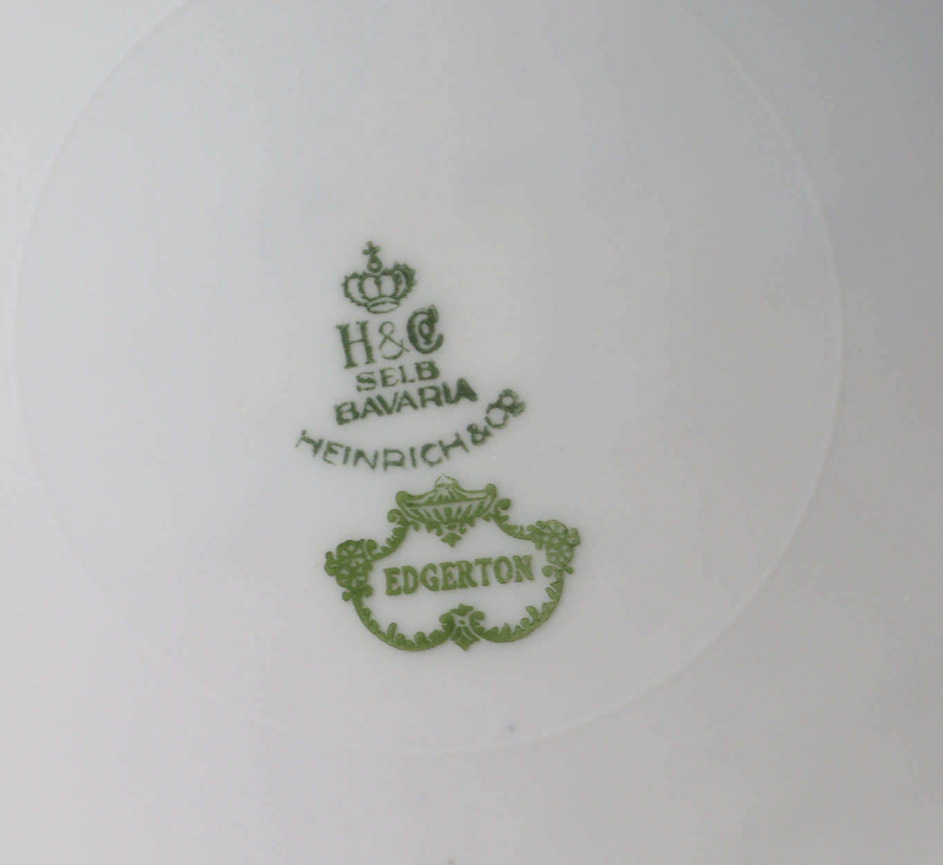 Collection of Heinrich & Co. Porcelain "Edgerton" Plates