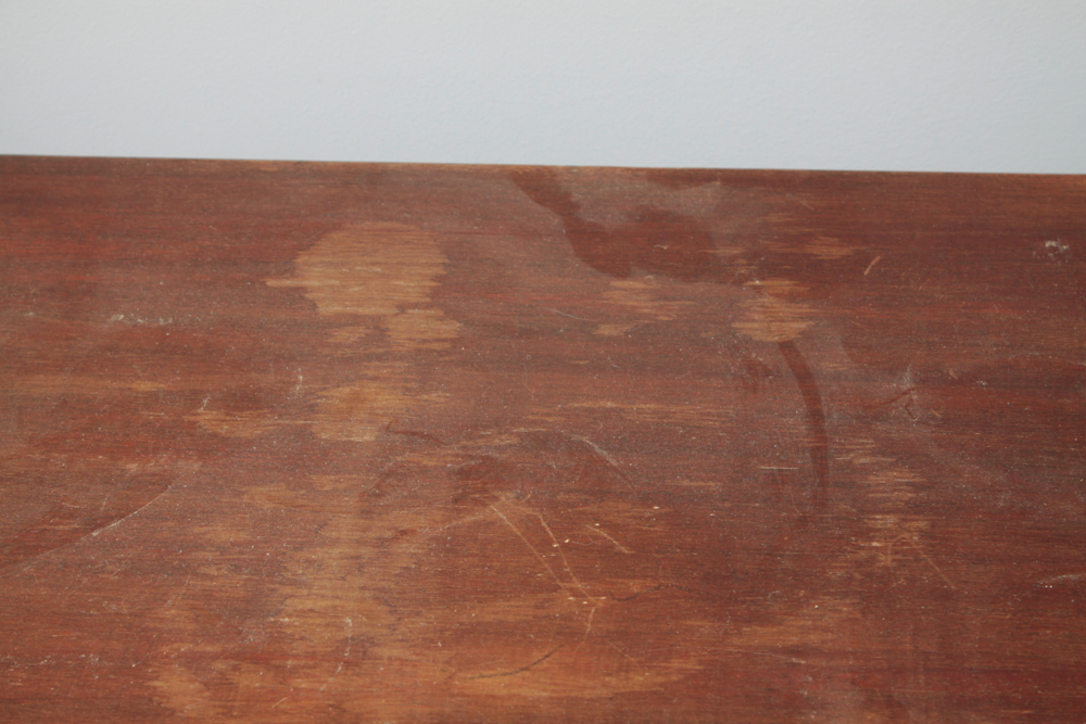 Antique Mahogany Extendable Flip-Top Dining Table