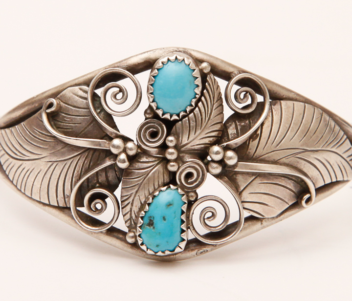 Sterling Silver Native American Style Cuff Bracelets