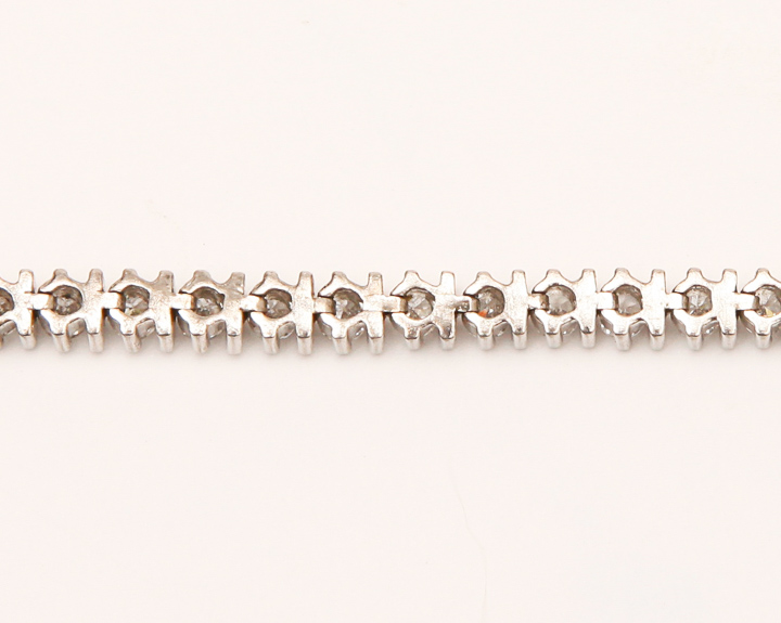 Sterling Silver and Cubic Zirconia Tennis Bracelet
