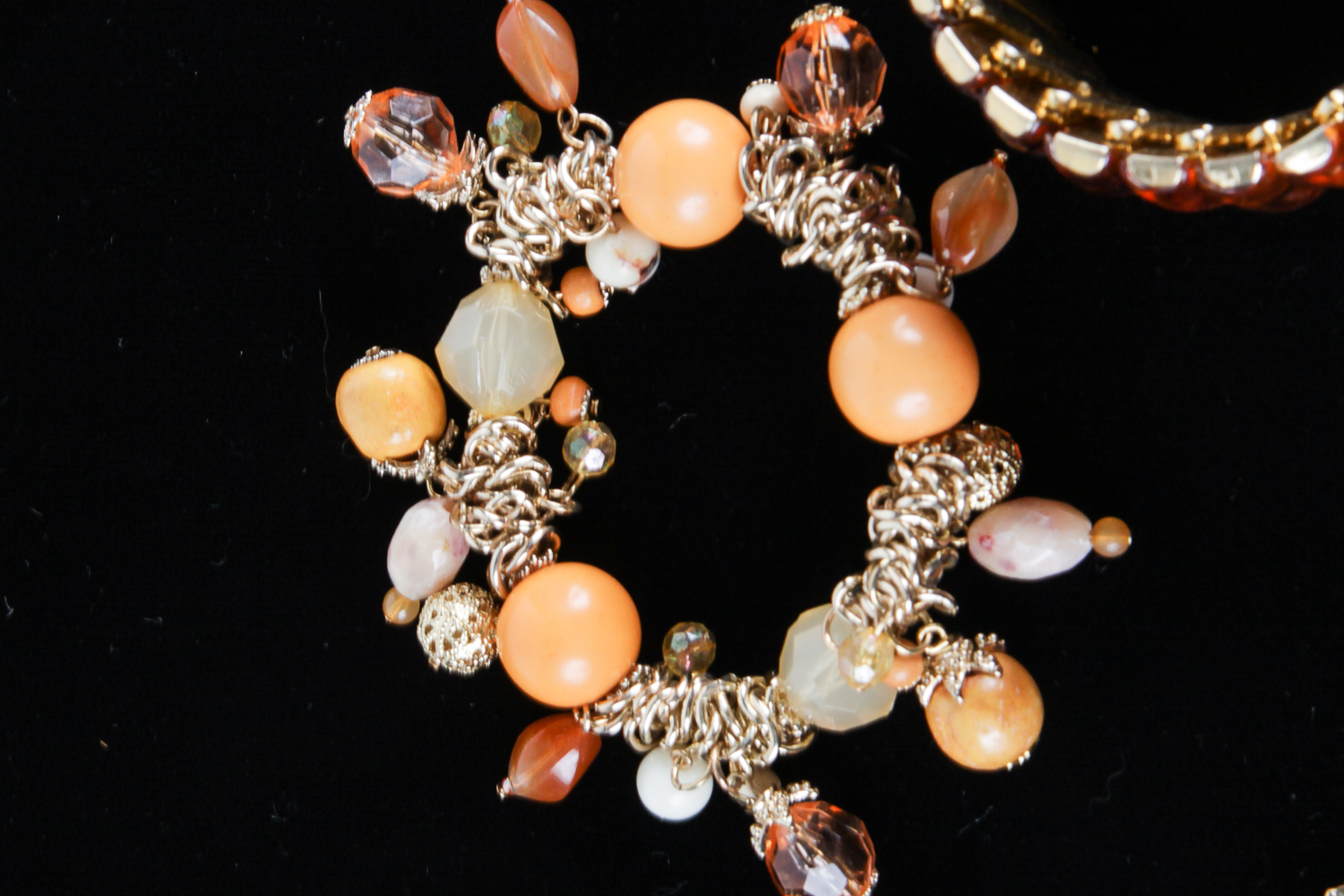 Amber Tone Costume Jewelry
