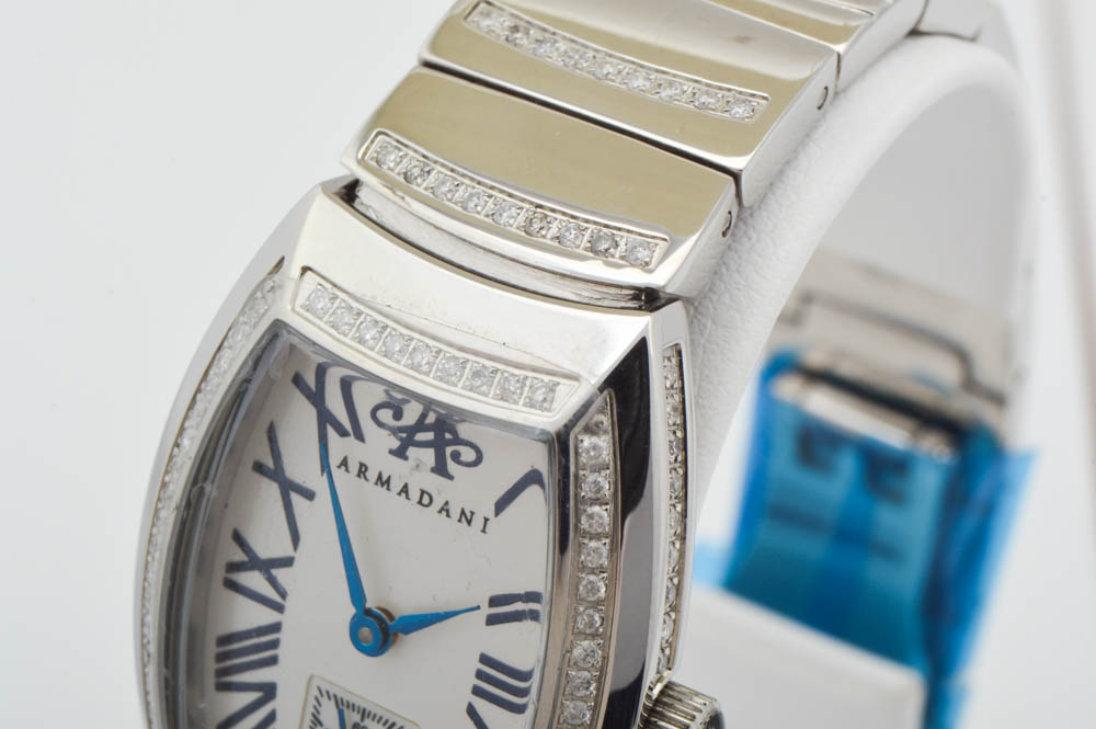 1.31 CTW Diamond Mens Armadani Watch
