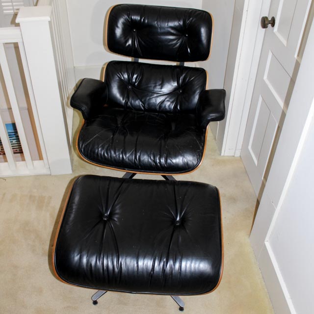 Charles and Ray Eames 670 & 671 Rosewood Chair and Ottoman