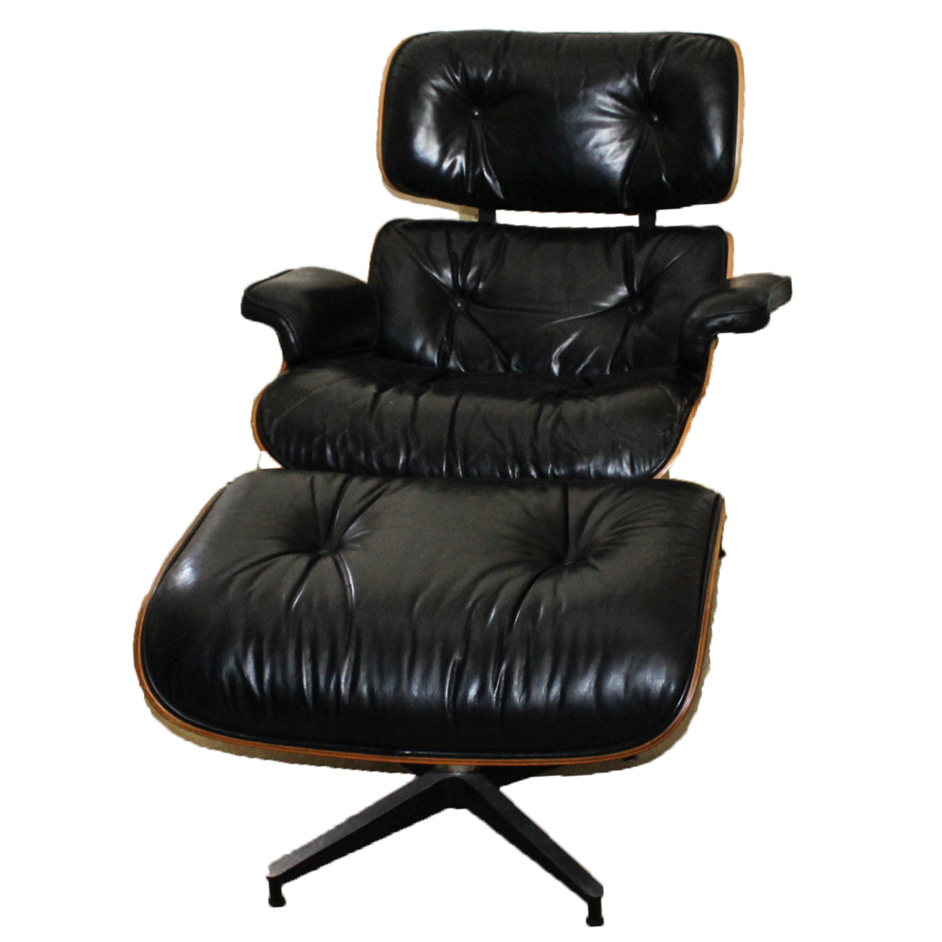 Charles and Ray Eames 670 & 671 Rosewood Chair and Ottoman