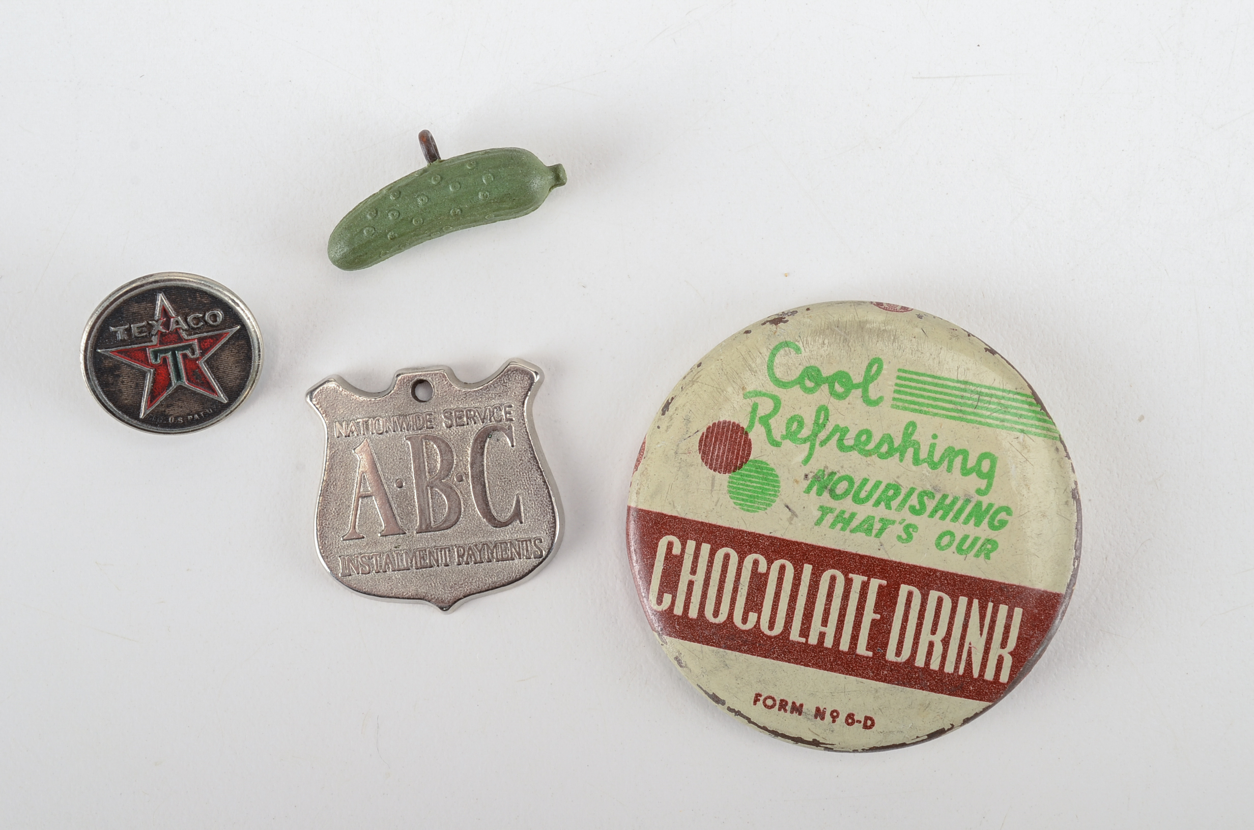 Collection of Vintage Advertisement Buttons