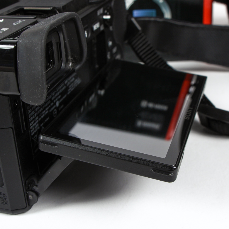 Sony 6300 Camera, VideoMicro, Black Pearson Camera Bag