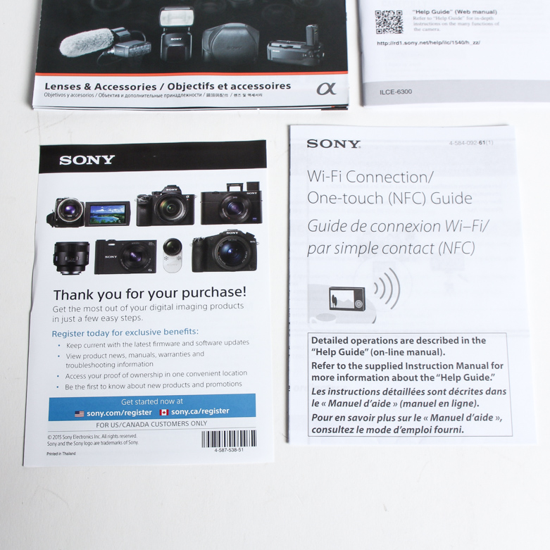 Sony 6300 Camera, VideoMicro, Black Pearson Camera Bag