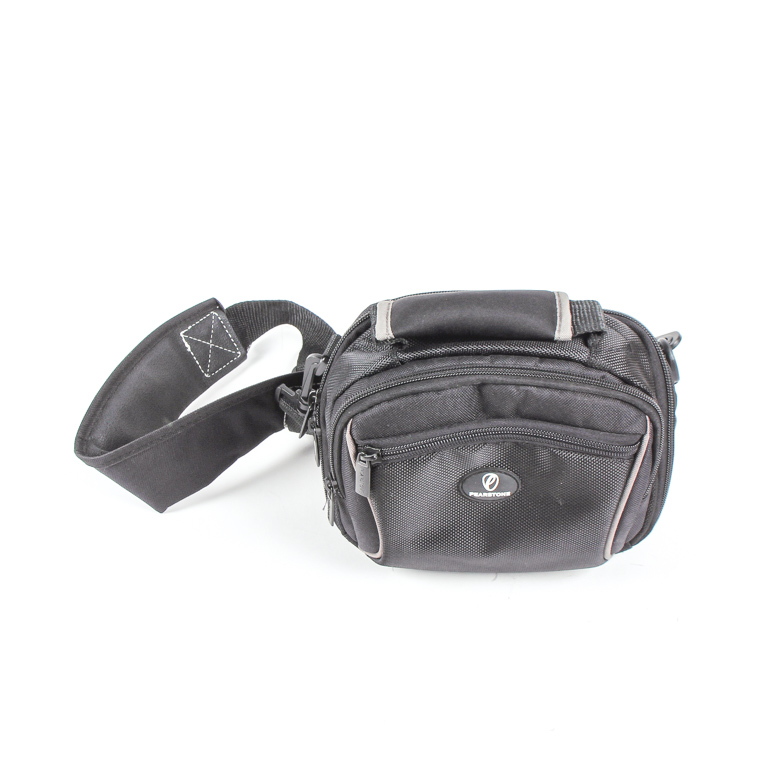 Sony 6300 Camera, VideoMicro, Black Pearson Camera Bag