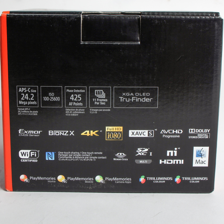 Sony 6300 Camera, VideoMicro, Black Pearson Camera Bag