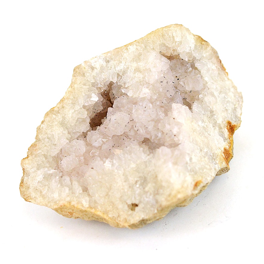 Quartz Geode With Possible Rutile Crystals