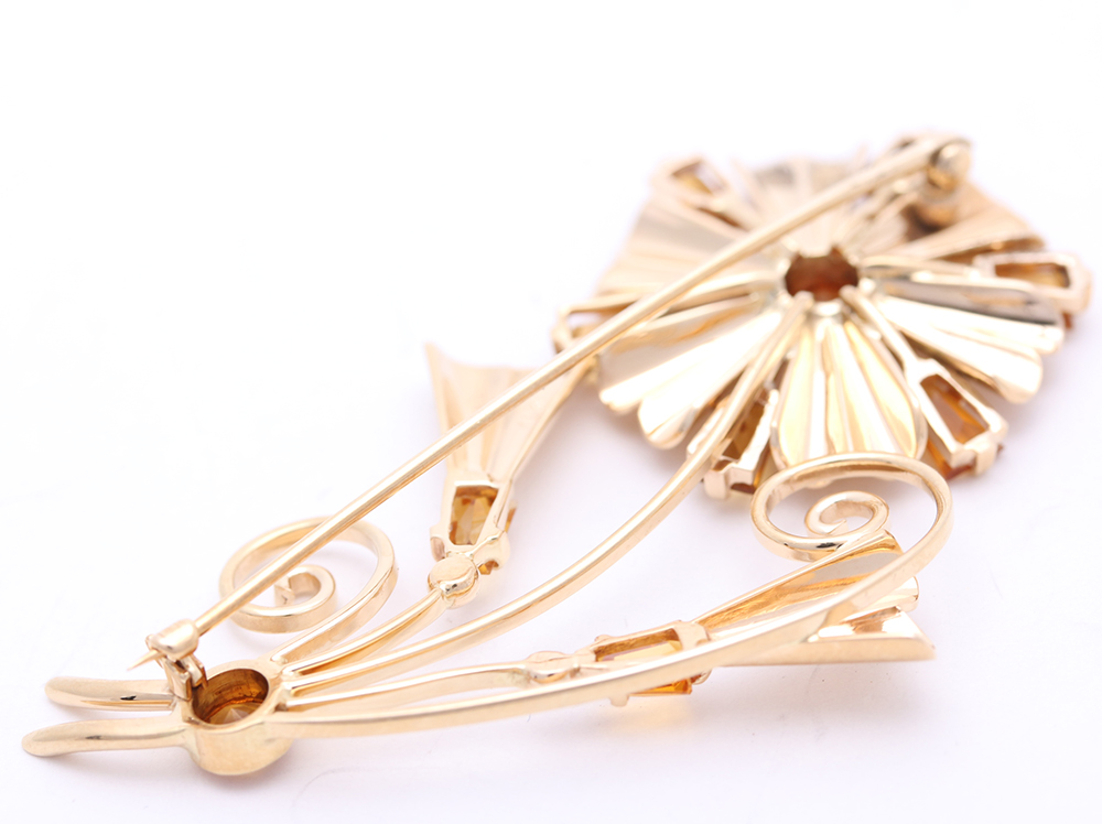 Vintage Tiffany & Co. 14K  Daisy Brooch