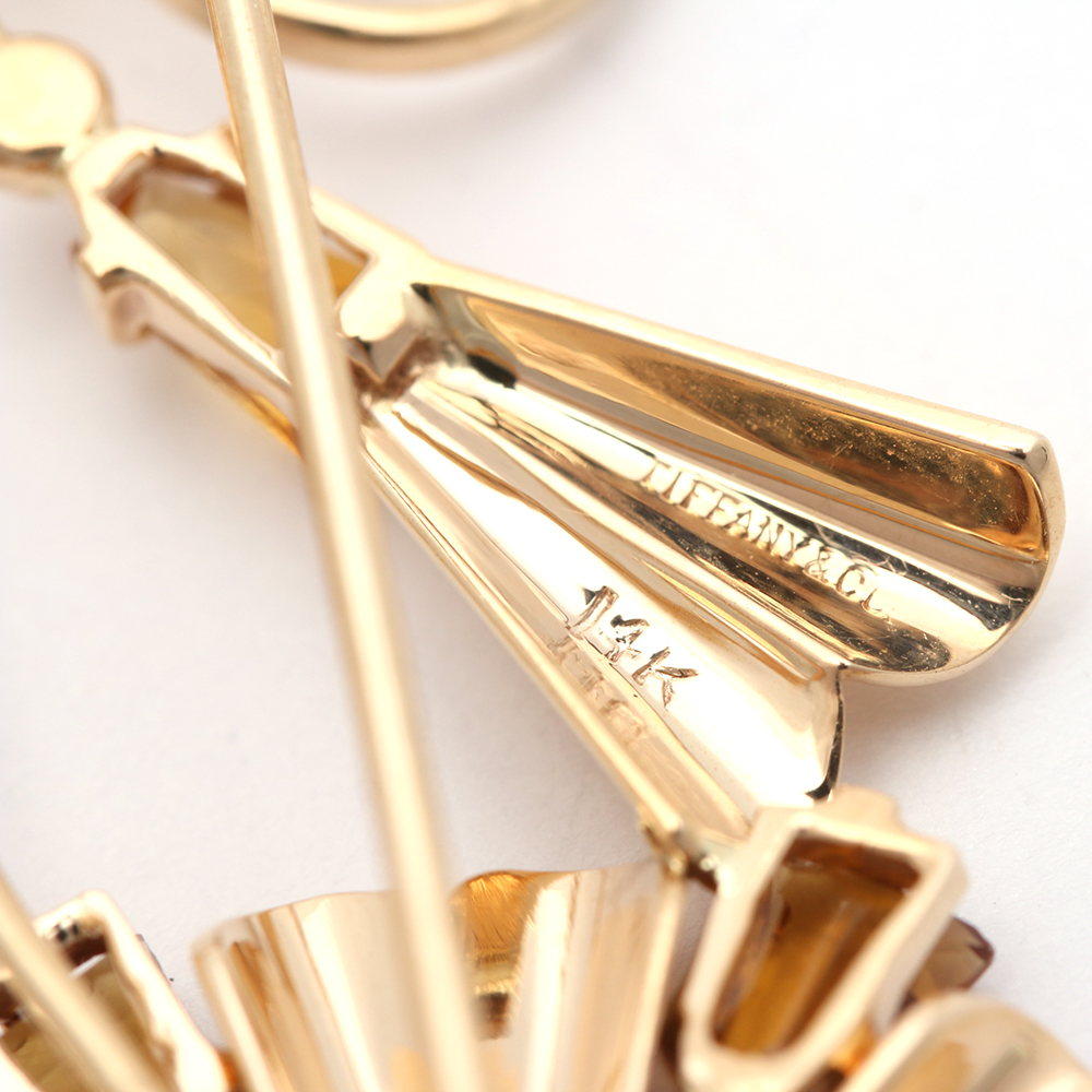 Vintage Tiffany & Co. 14K  Daisy Brooch