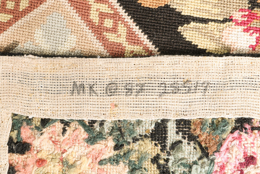 Needlepoint French Floral Area Rug