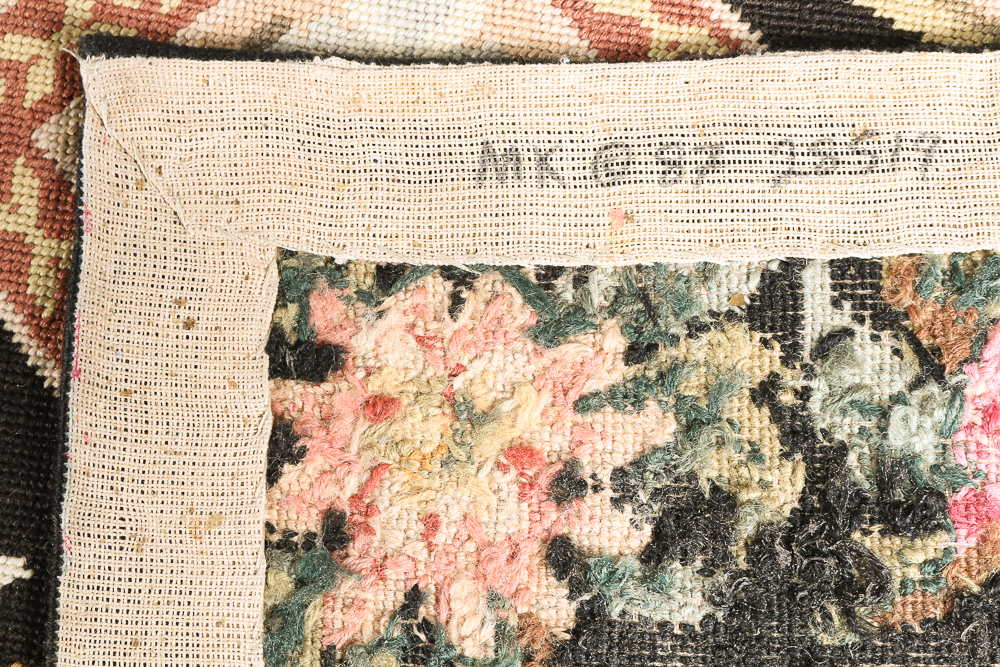 Needlepoint French Floral Area Rug