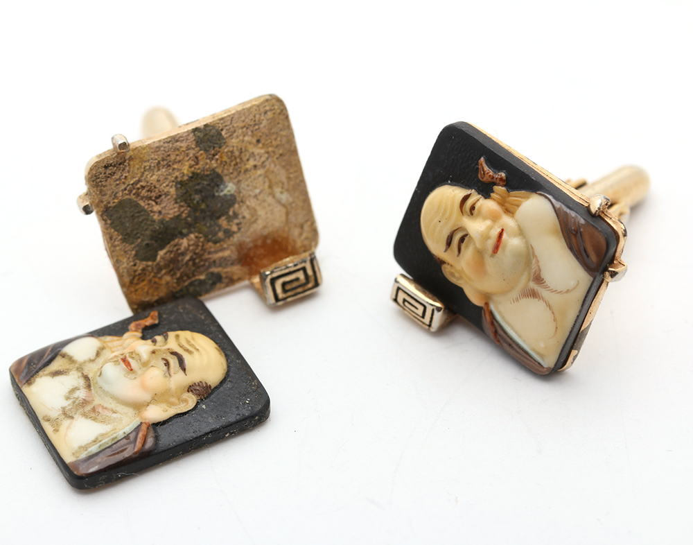 Collection of Cufflinks and Other Accessories