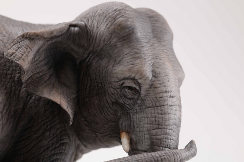 Collection of Lenox Porcelain Elephant Figurines