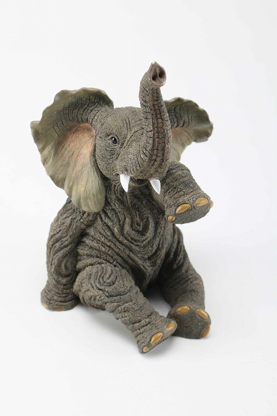 Collection of Lenox Porcelain Elephant Figurines