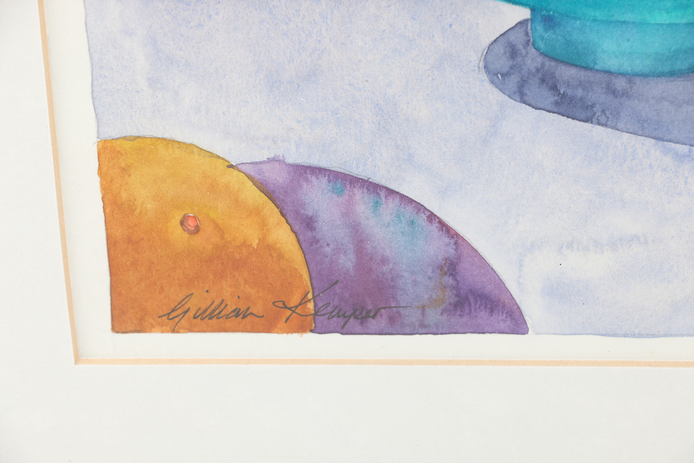 Gillian D. Kemper Signed Watercolors of Fruit