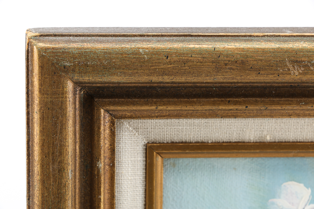 C. Nichols Signed Original Floral Oil Painting