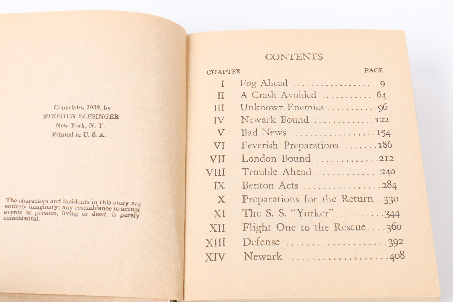 Four WWII-Era Flight-Themed Flip Books