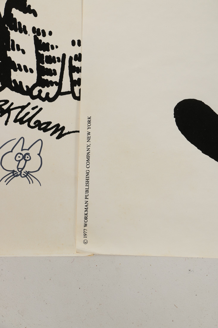 Set of Six B. Kliban Signed Offset Lithograph Cat Posters