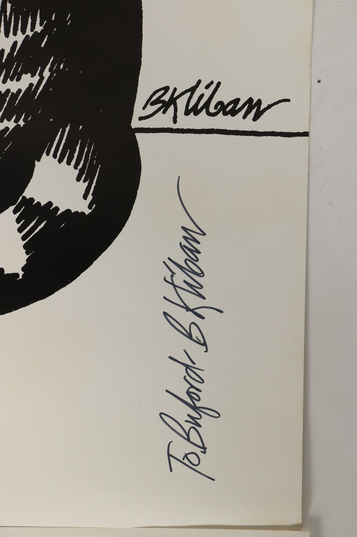 Set of Six B. Kliban Signed Offset Lithograph Cat Posters