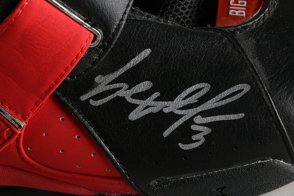 Autographed Big Ben Wallace Basketball Shoes