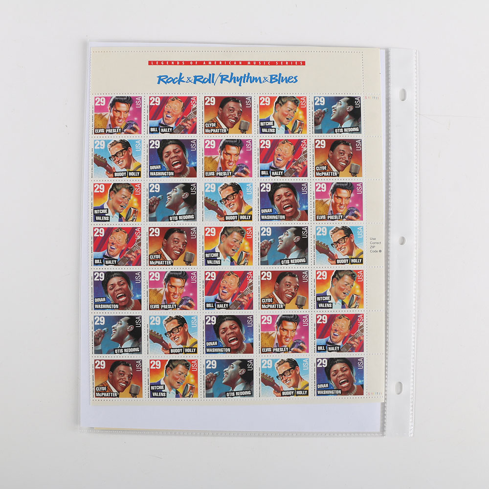 1992 "Legends of American Music Series" and Elvis Presley Stamps
