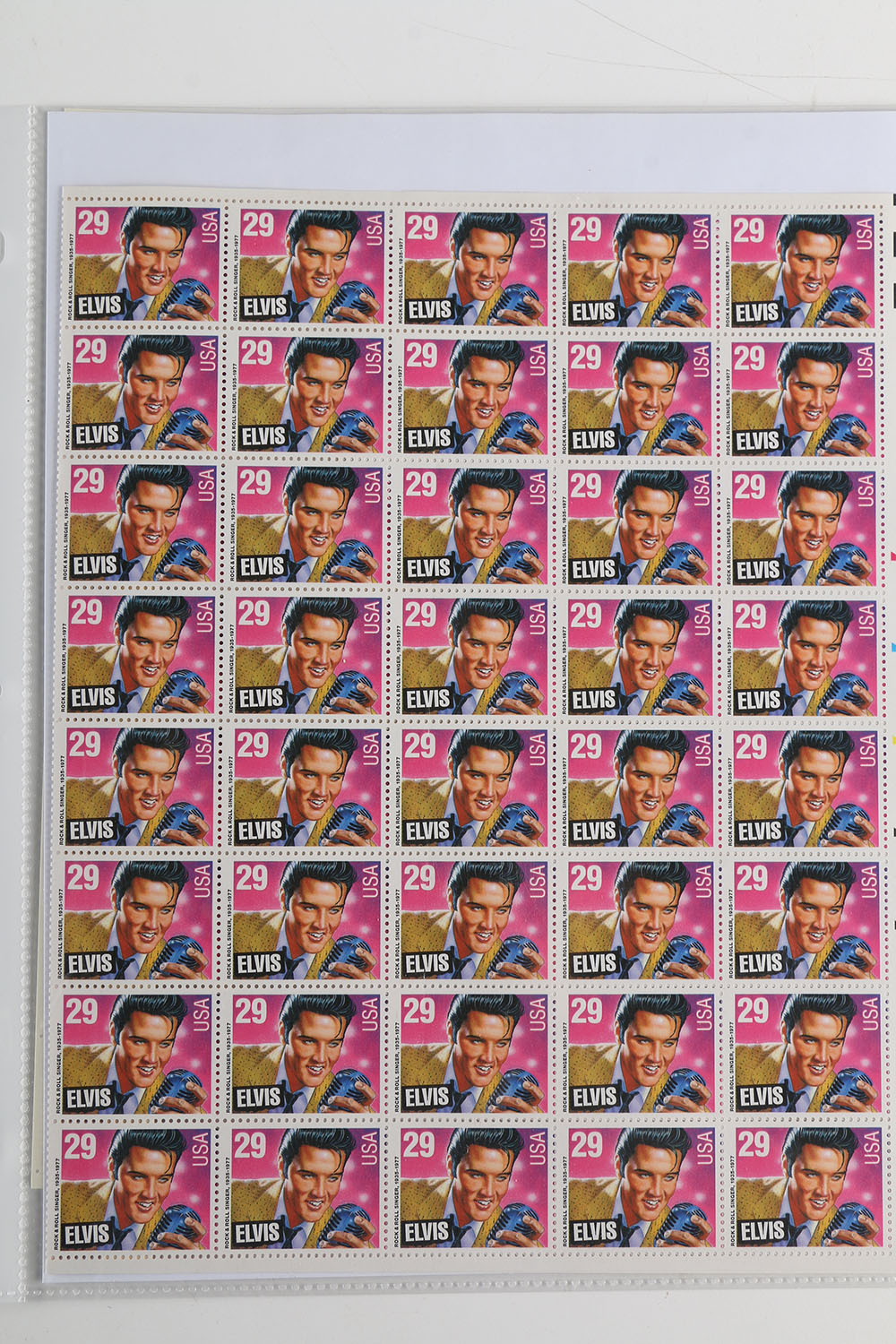1992 "Legends of American Music Series" and Elvis Presley Stamps