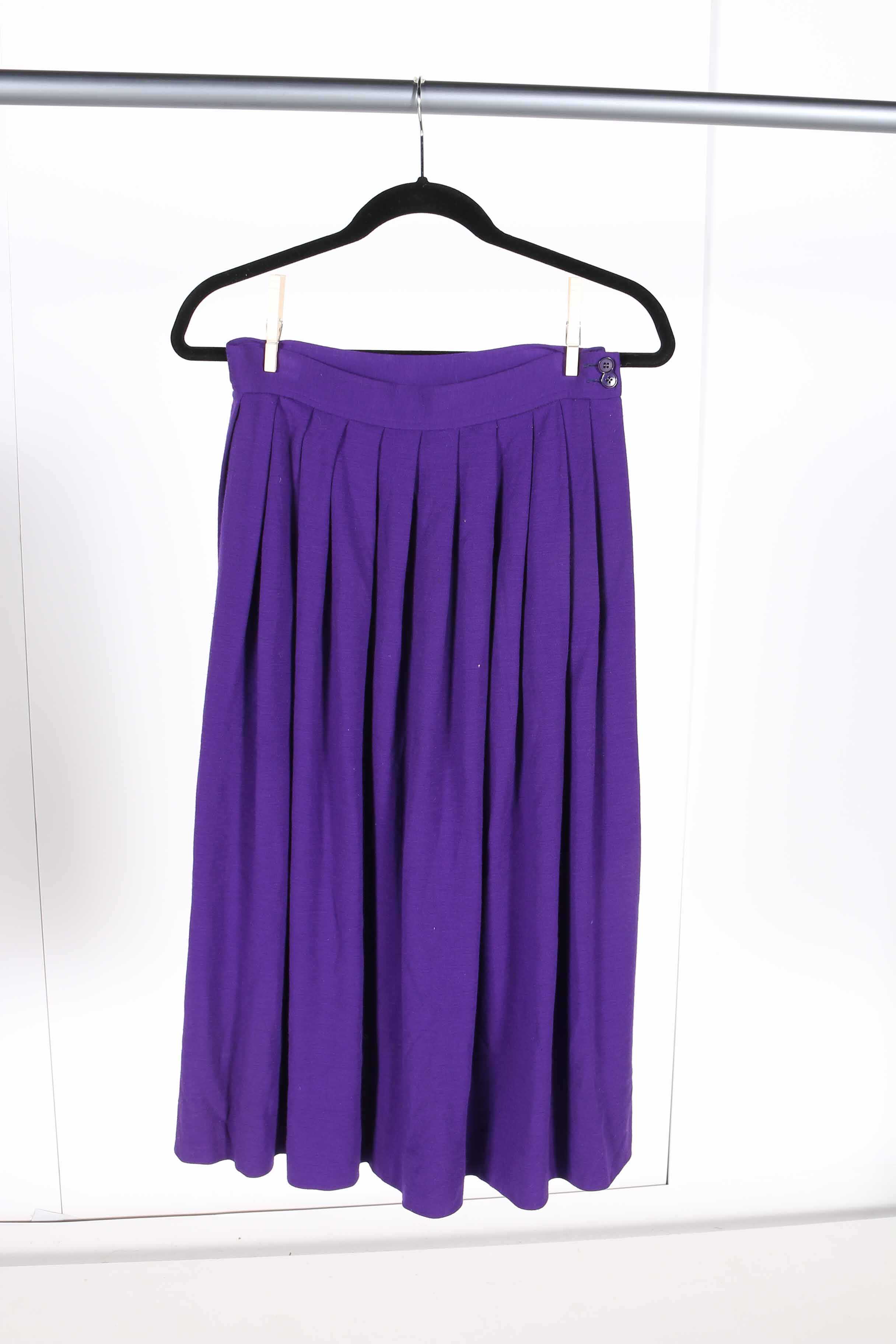 Vintage Pleated Skirt and Cape